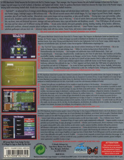 Manchester United Premier League Champions - Dos