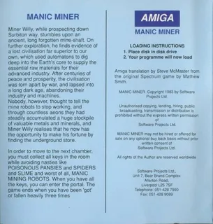 Manic Miner dos