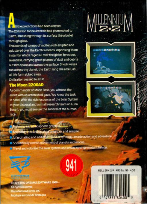 Millenium : Return to Earth - Dos