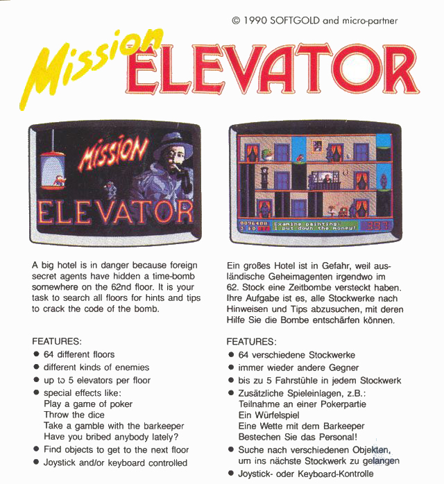 Mission Elevator - Dos