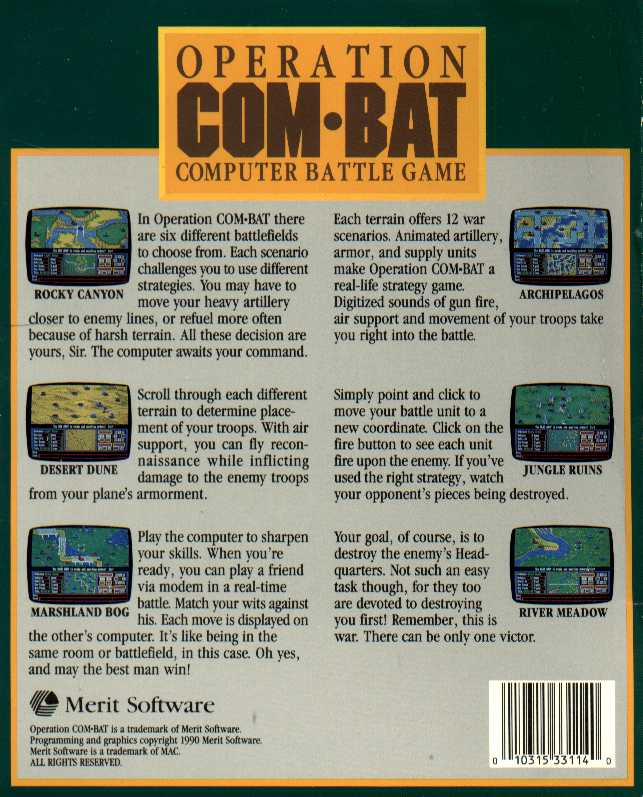 Operation Com-Bat - Dos