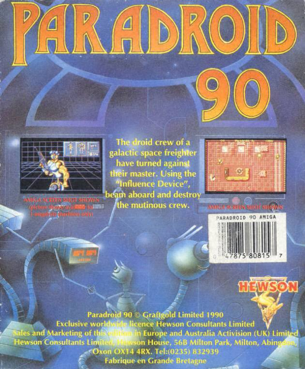 Paradroid 90 - Dos