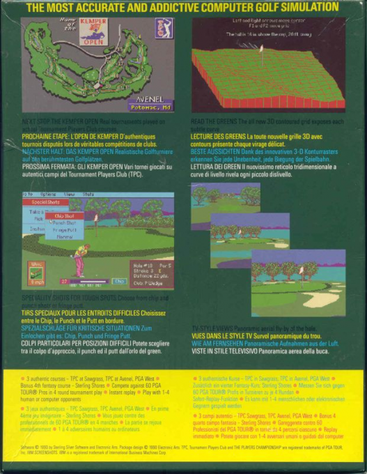 Pga Tour Golf - Dos