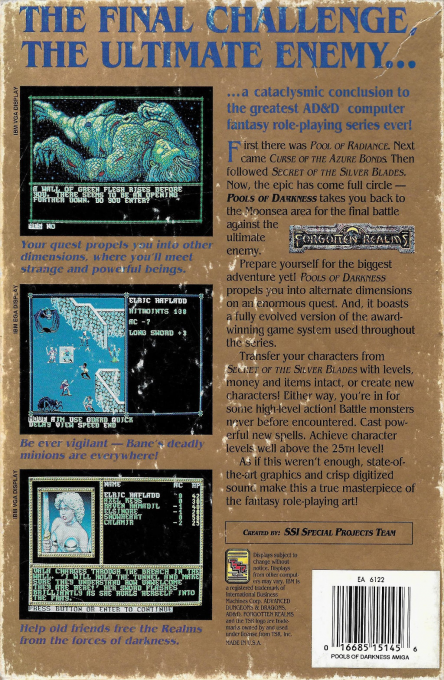 Pools Of Darkness - Dos