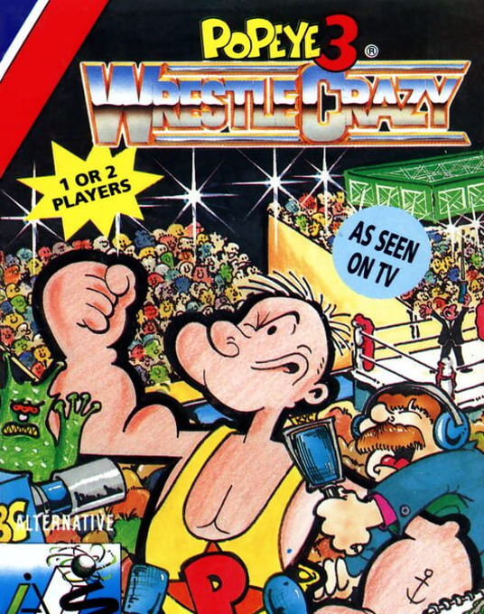 Popeye Wrestle Crazy