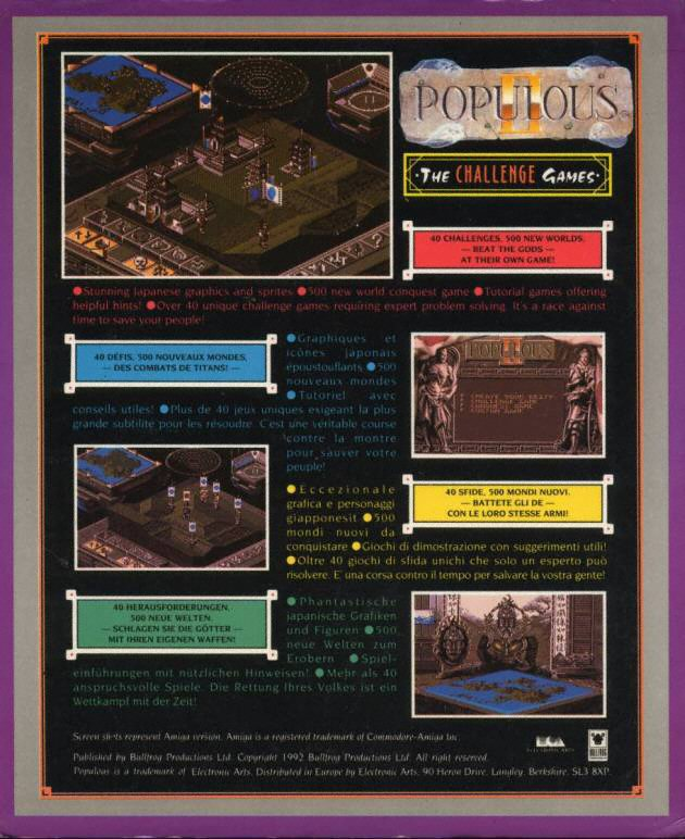 Populous II - The Challenge Games - Dos