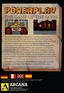 Powerplay - Le Jeu des Dieux dos