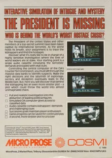 The President Is Missing dos