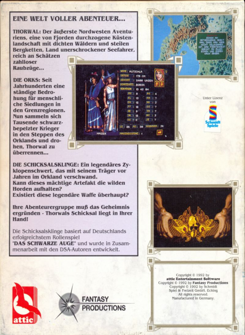 Realms of Arkania - Blade of Destiny - Dos