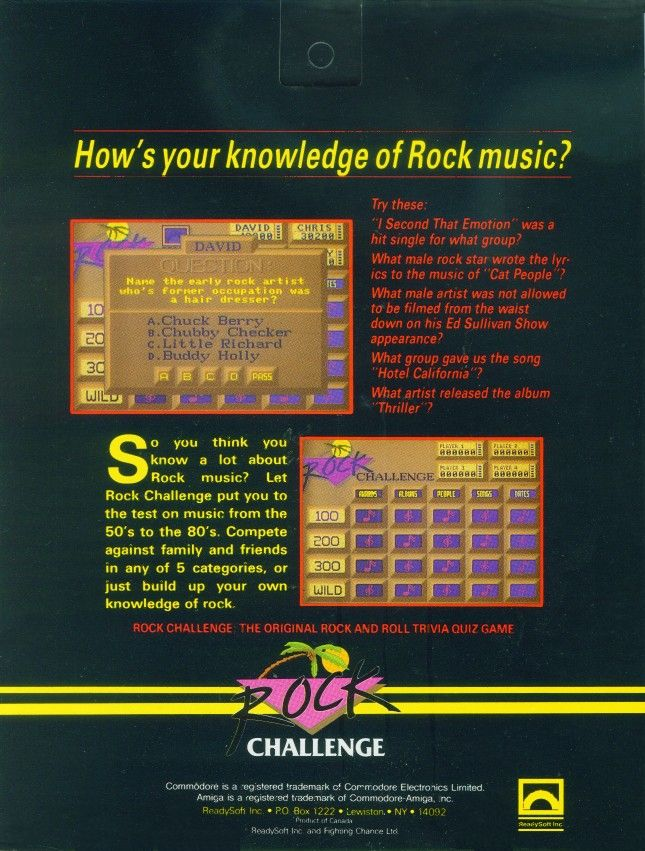 Rock Challenge - Dos