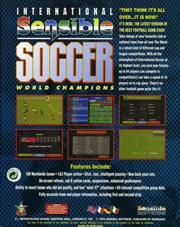 Sensible Soccer - International Edition dos