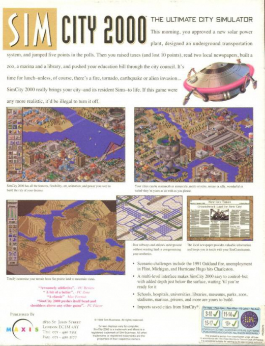 Simcity 2000 - Dos