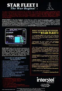 Star Fleet 1 - The War Begins! dos