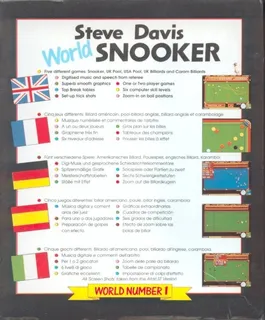 Steve Davis World Snooker dos
