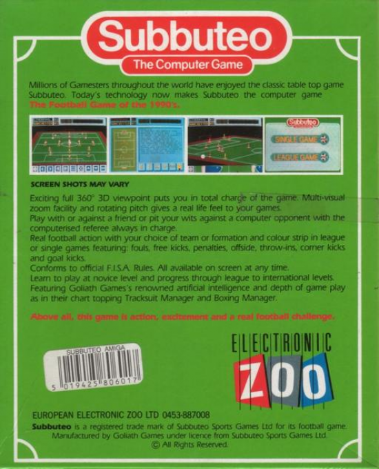 Subbuteo - Dos