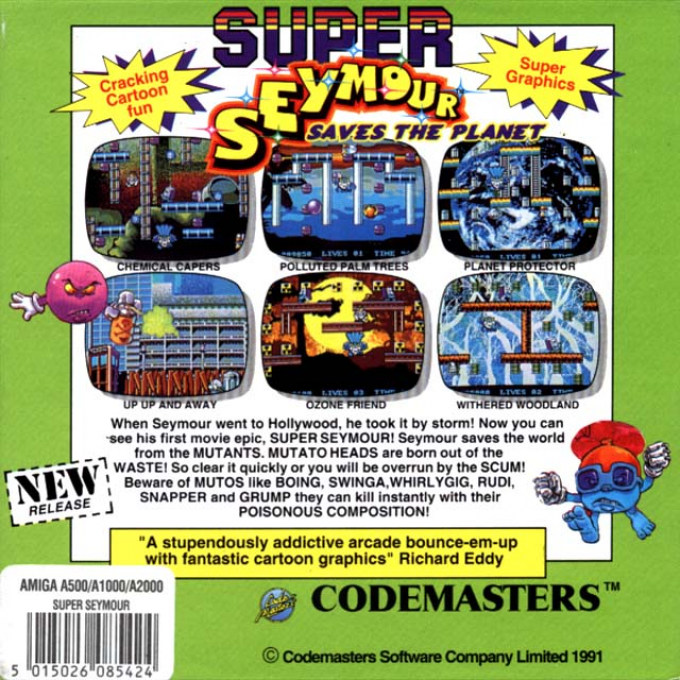 Super Seymour Saves The Planet - Dos