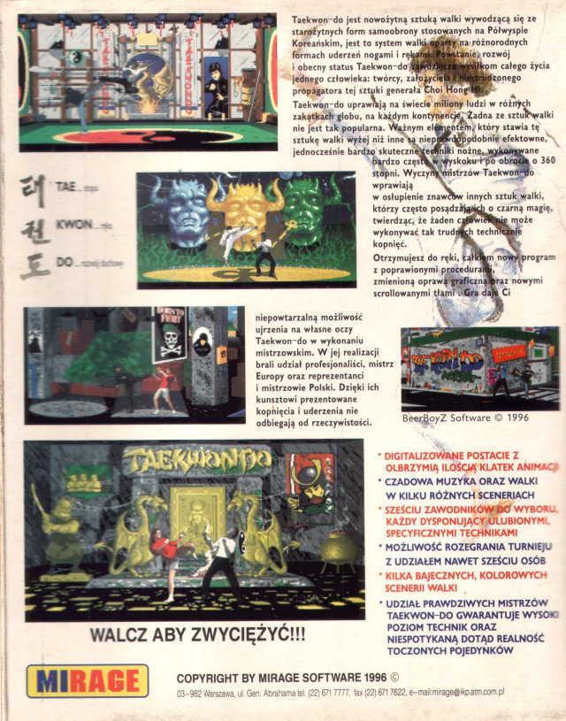 Super Taekwondo Master - Dos