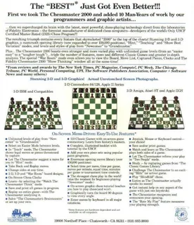 The Fidelity Chessmaster 2100 dos