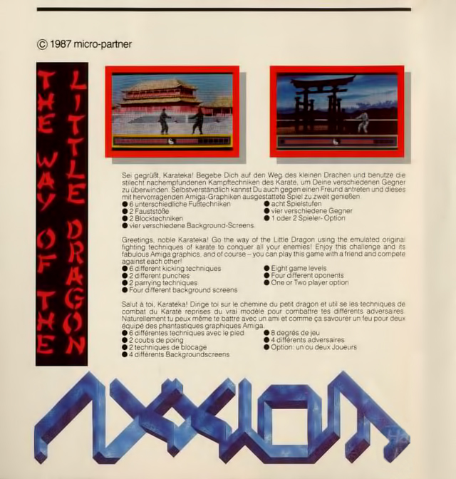 The Way of the Little Dragon - Dos