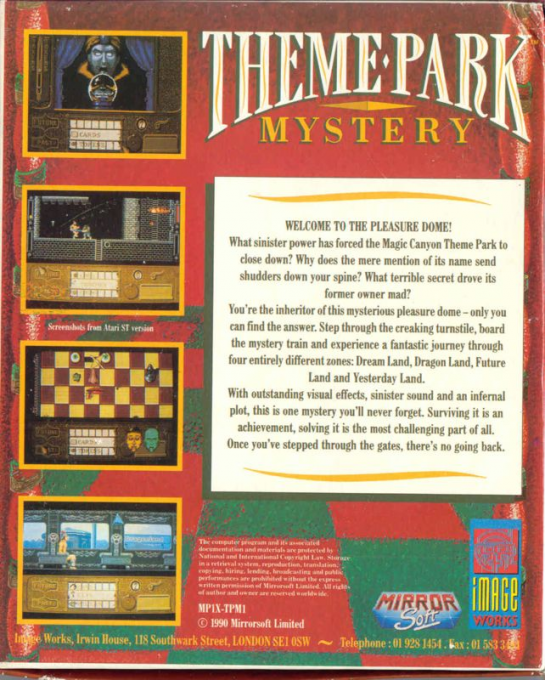 Theme Park Mystery - Dos