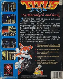 Titus The Fox - To Marrakech And Back dos