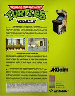Tortues Ninja 2 - Le Coin-op! dos