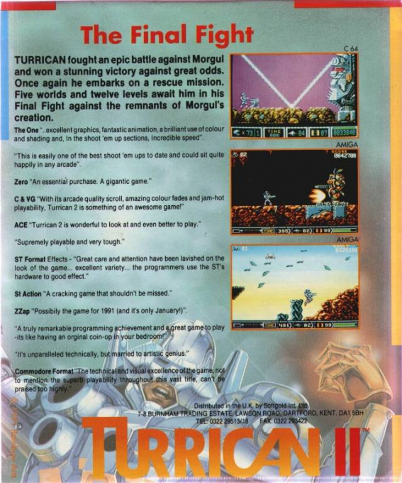 Turrican 2 - The Final Fight - Dos