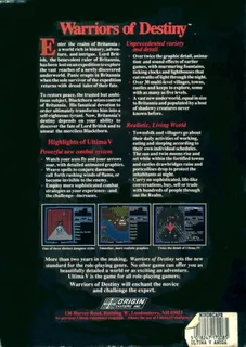 Ultima 5 - Warriors Of Destiny dos