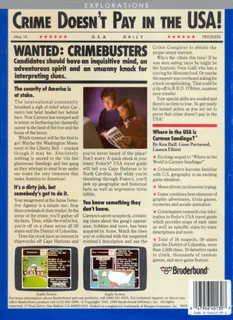 Where in the U.S.A. Is Carmen Sandiego? dos