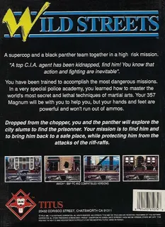 Wild Streets dos