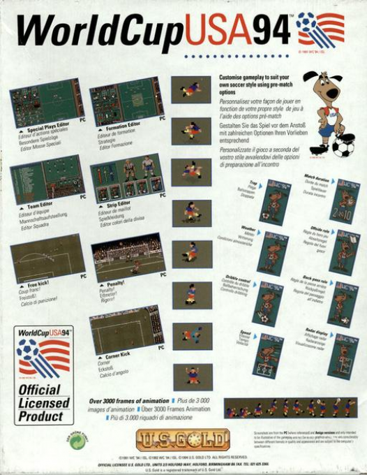 World Cup USA 94 - Dos