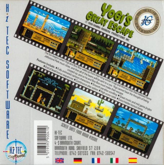 Yogi's Great Escape - Dos