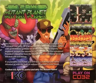 Jim Power in Mutant Planet dos