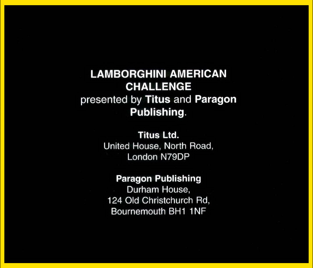 Lamborghini - American Challenge - Dos