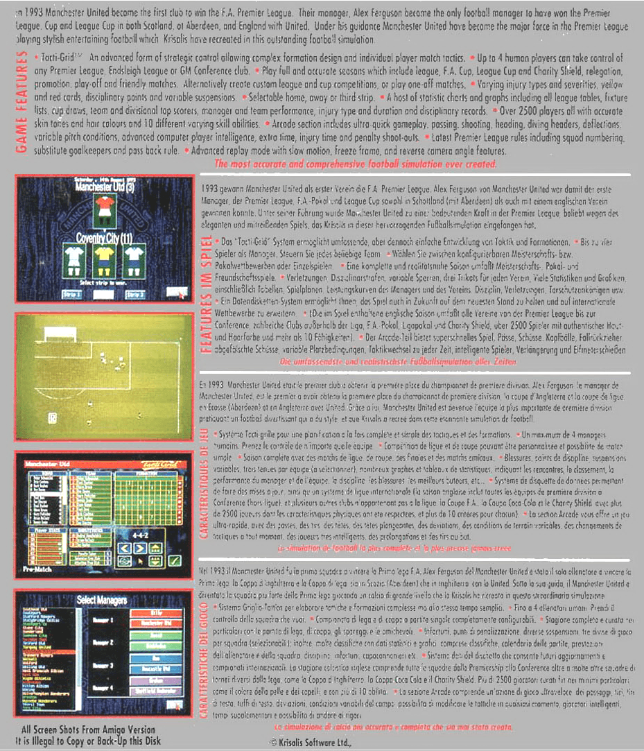 Manchester United Premier League Champions - Dos