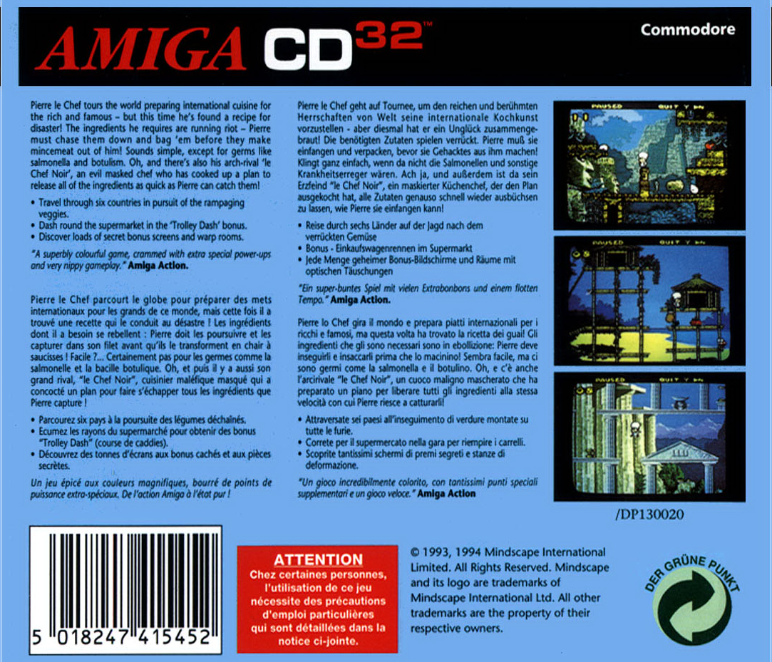 Pierre Le Chef Is ... Out To Lunch - Dos