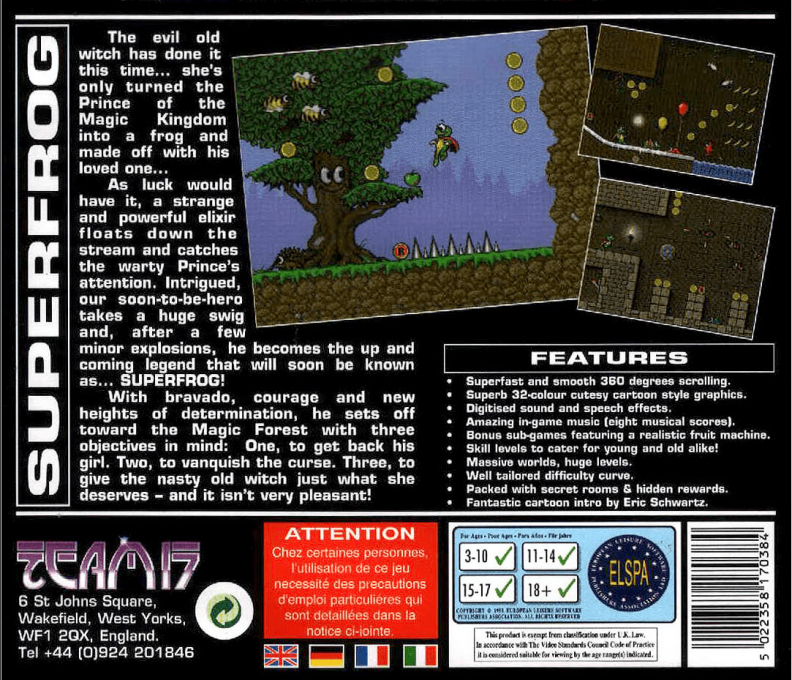 Superfrog - Dos