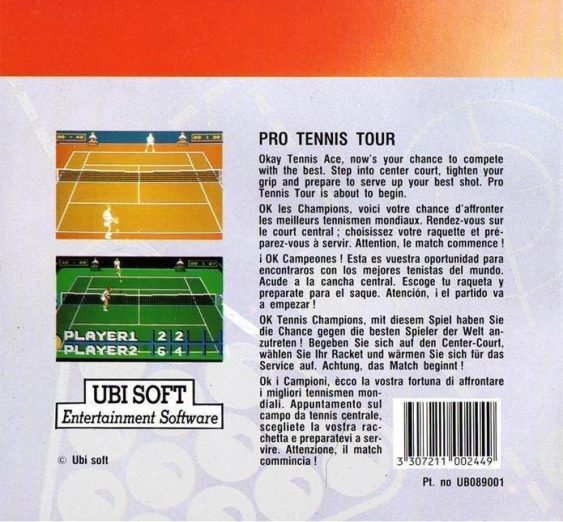 Pro Tennis Tour dos