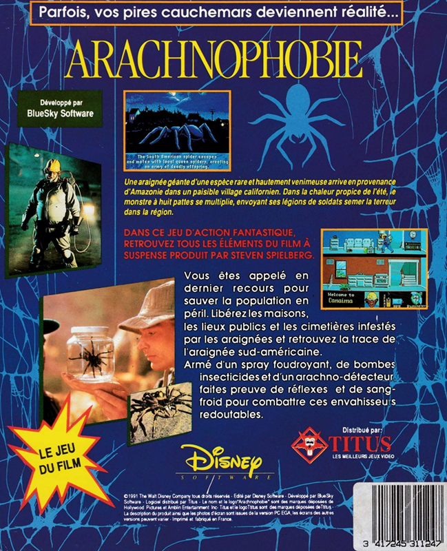 Arachnophobie - Dos