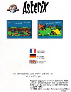 Asterix and the Magic Cauldron dos