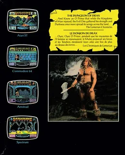 Barbarian 2 - The Dungeon Of Drax dos
