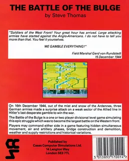 Battle Of The Bulge dos