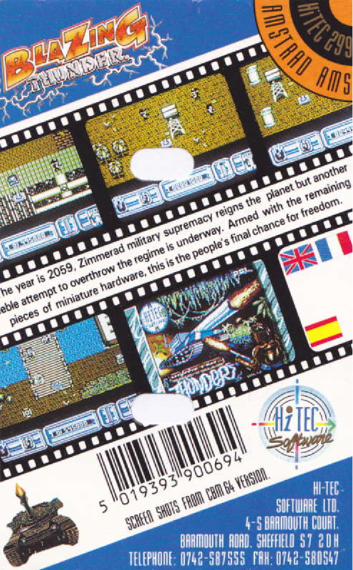 Blazing Thunder - Dos