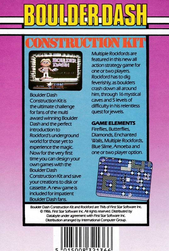Boulder Dash Construction Kit - Dos