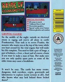 Bride Of Frankenstein dos