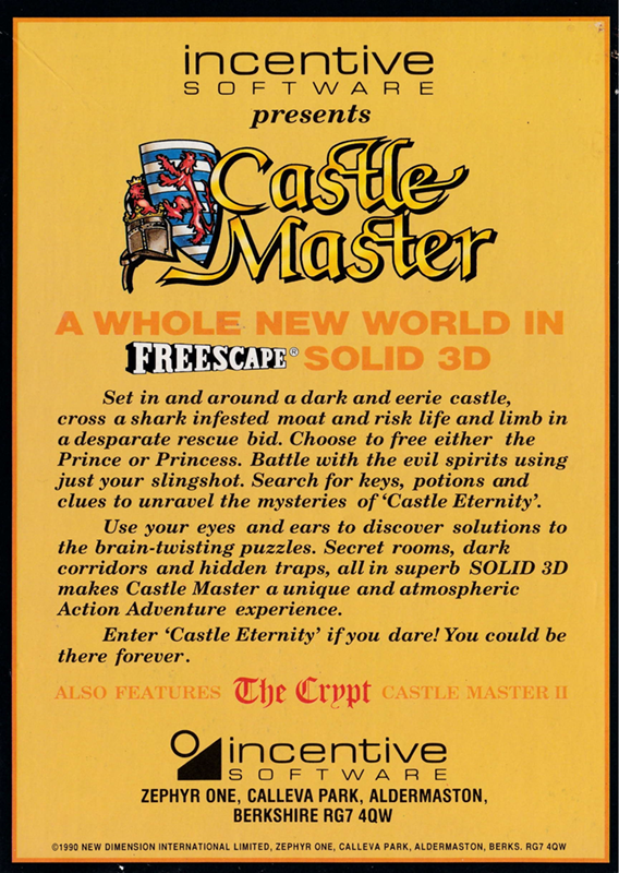 Castle Master 2 - The Crypt - Dos