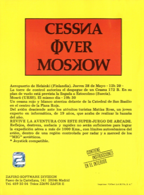 Cessna over Moskow - Dos