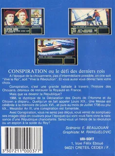 Conspiration de l'An 3 dos