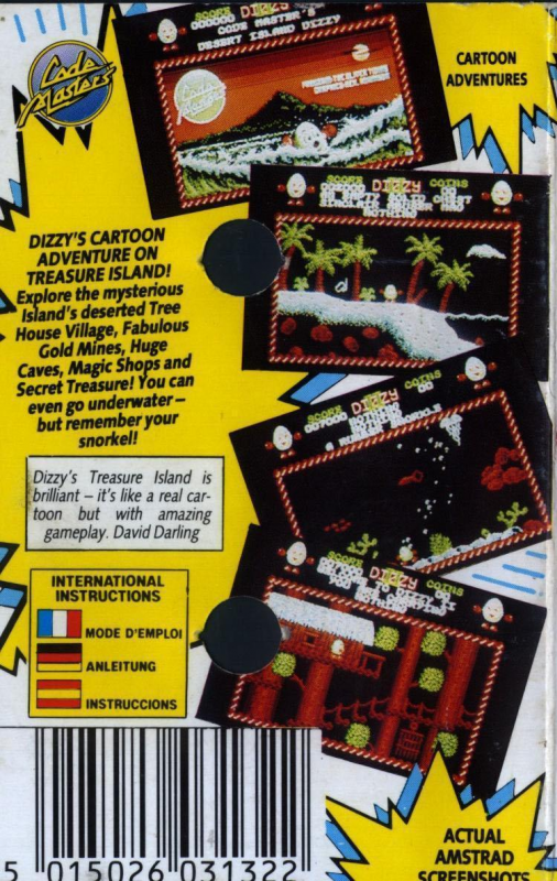 Dizzy 2 - Treasure Island Dizzy - Dos