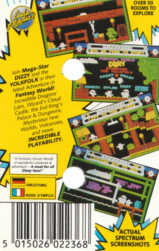 Dizzy 3 - Fantasy World Dizzy - Dos
